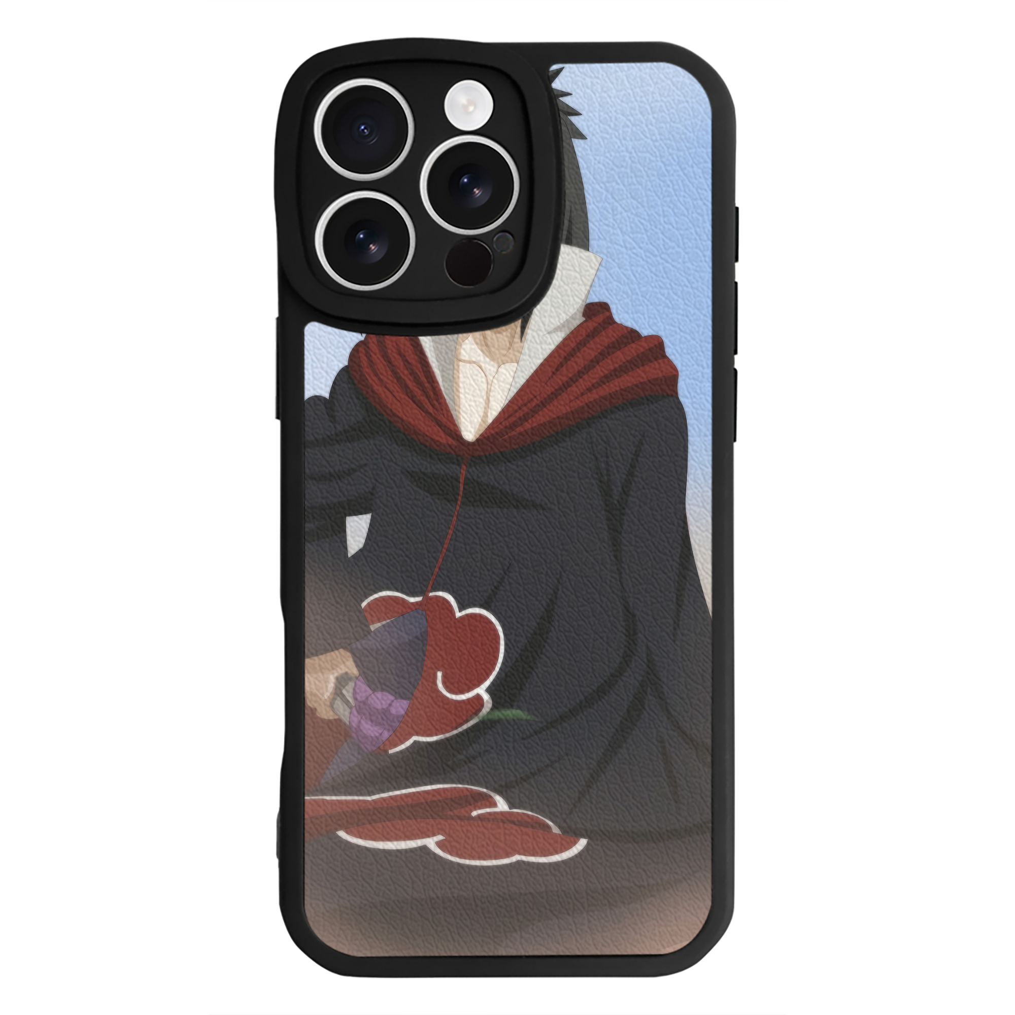 （画像用） NARUTO -ナルト- NARUTO -ナルト- 疾風伝 【iPhone 16シリーズ対応】シリコンスマホケース（レザー調） 材質：シリコン